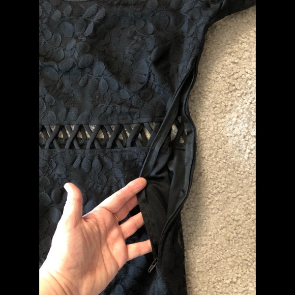 City Studio Lace Dress Sz 7  Holiday Party Sexy Vintage - Picture 9 of 10